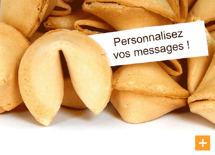 messages personnalisables